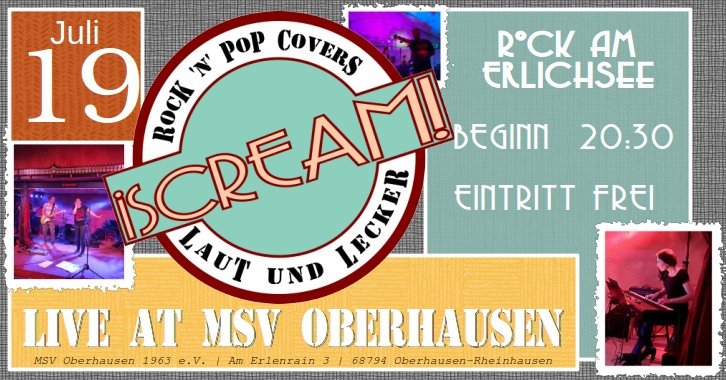 Gigflyer: iSCREAM! LIVE@MSV Oberhausen 1963 e.V.