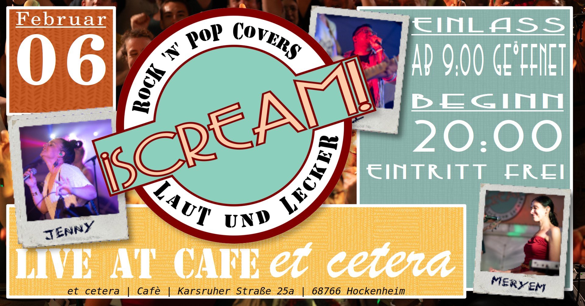 iSCREAM! LIVE@Café et cetera