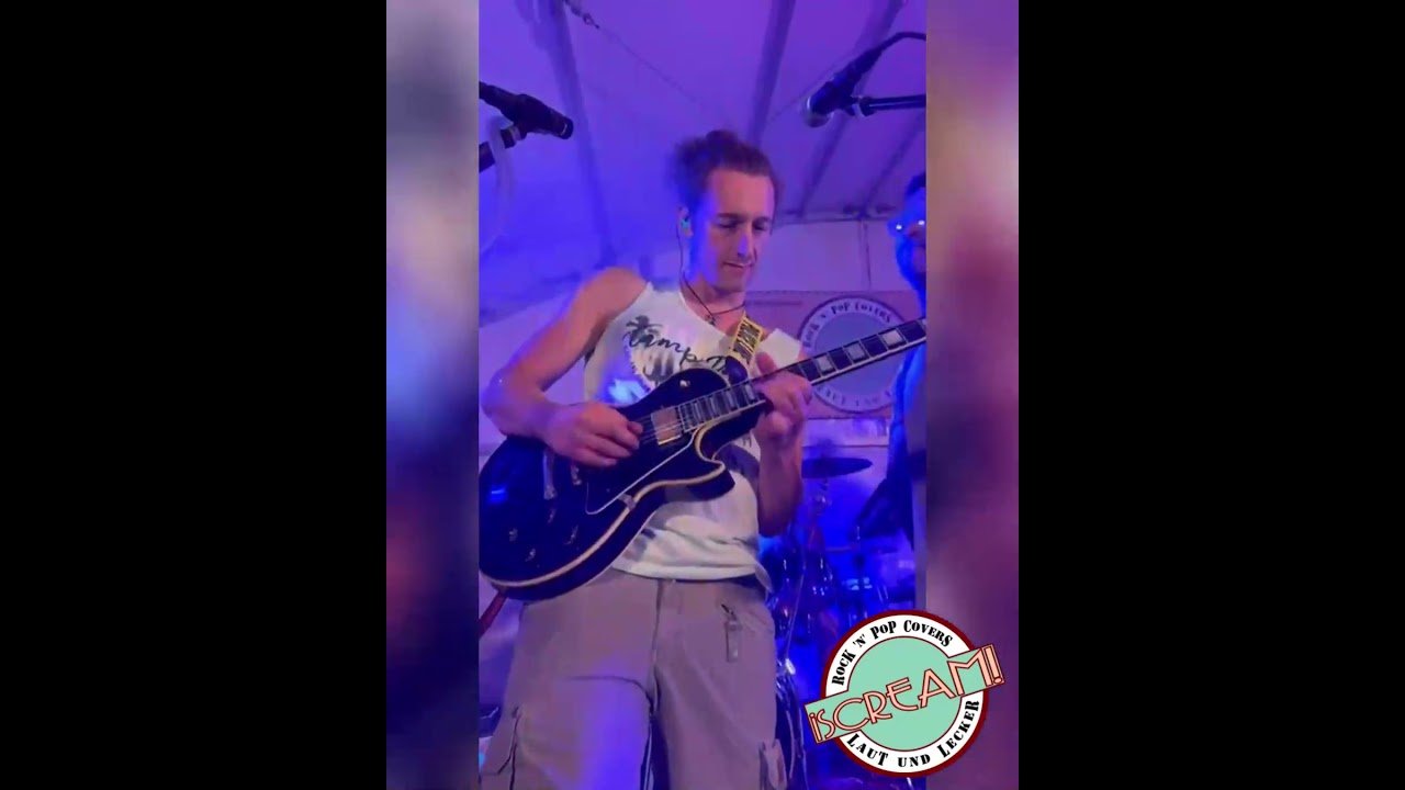 Tube-Thomsn - Sweet Child Solo am 30.07.2025 Live Musik Video iSCREAM Coverband Deutschland